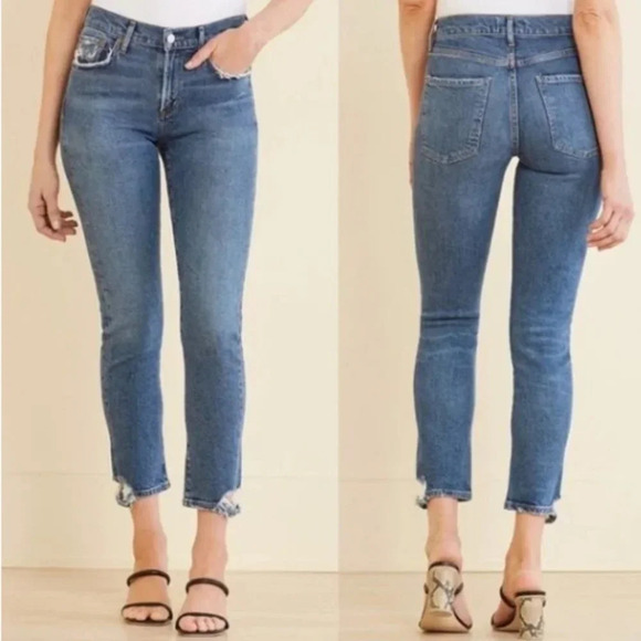 AGOLDE TONI straight ankle jeans style a133f-3002. size: 25 - Picture 7 of 7
